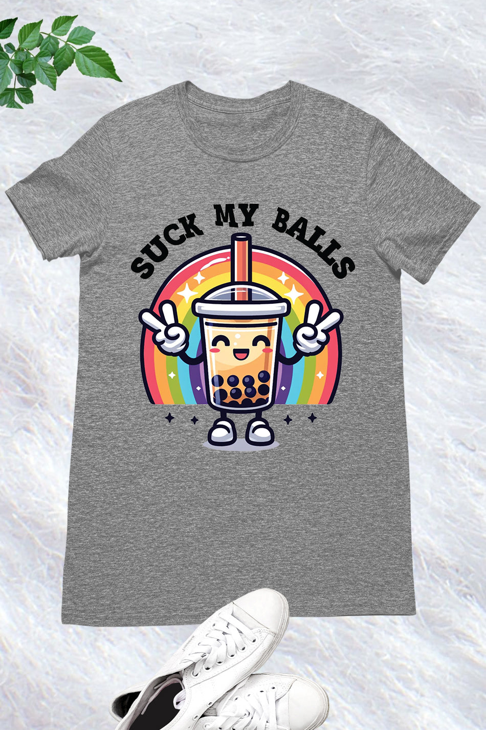 Suck My Balls Funny Boho Tea Shirt