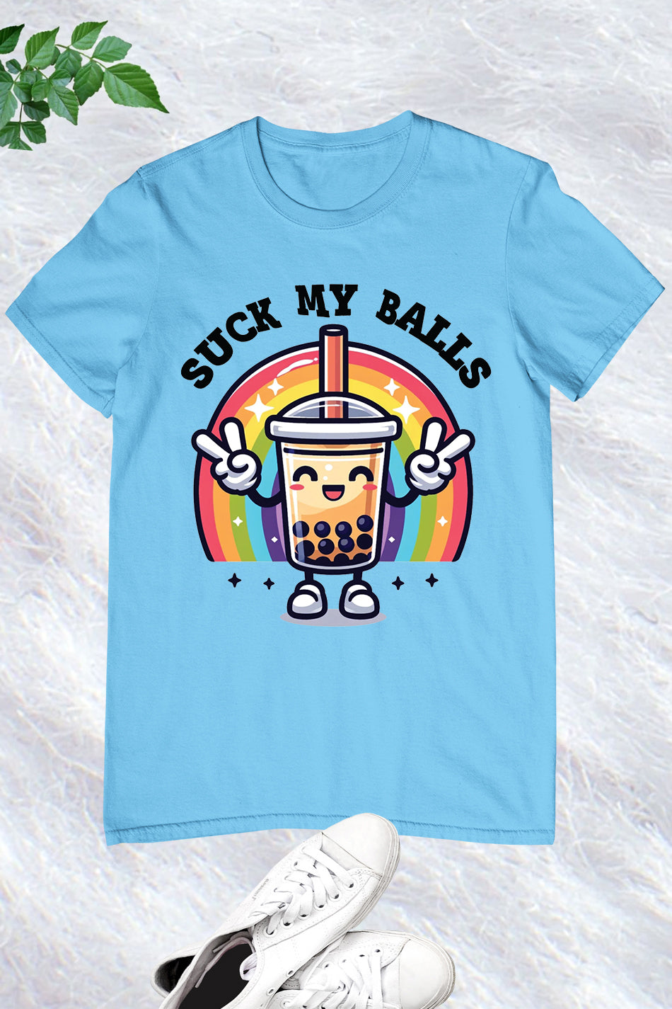 Suck My Balls Funny Boho Tea Shirt