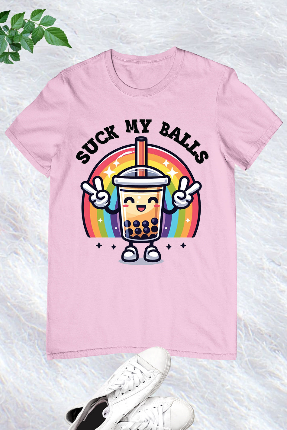 Suck My Balls Funny Boho Tea Shirt