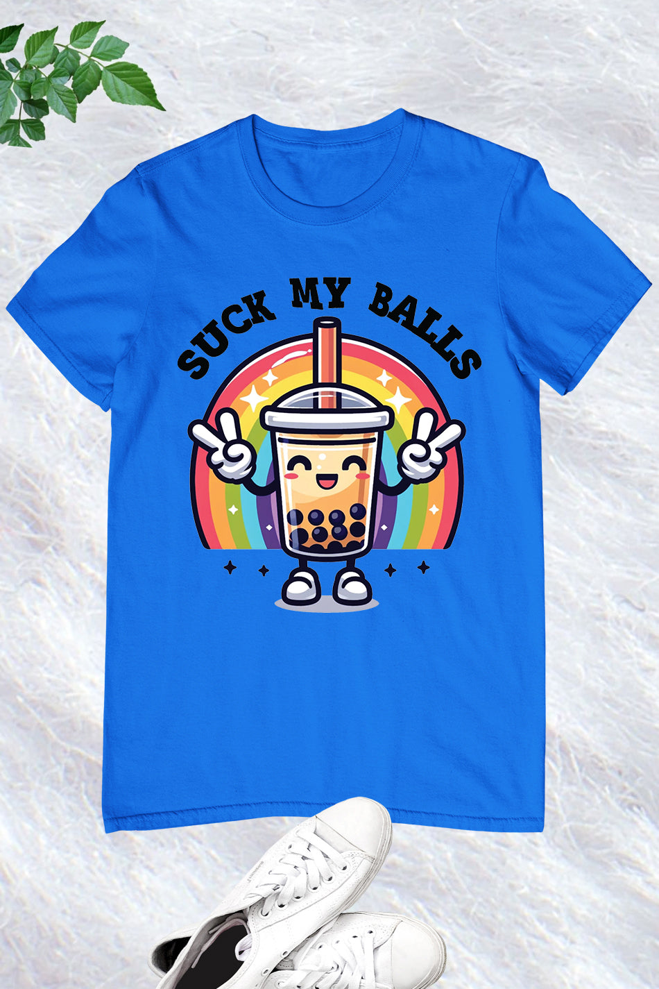 Suck My Balls Funny Boho Tea Shirt