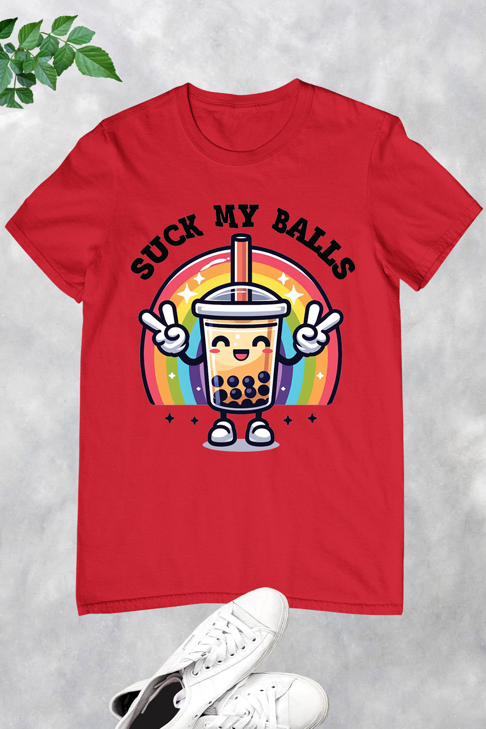 Suck My Balls Funny Boho Tea Shirt