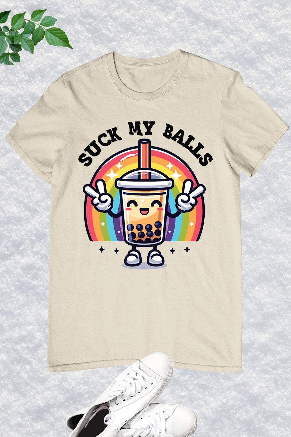 Suck My Balls Funny Boho Tea Shirt