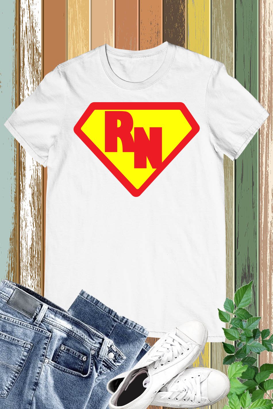 Vintage Super Nurse RN Shirt Registered Nurse Tee