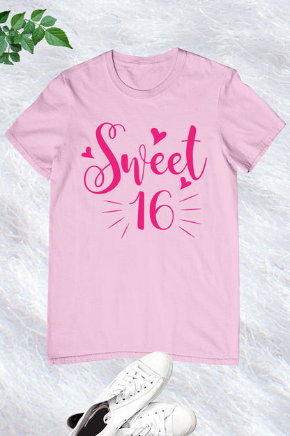 Sweet Sixteen Birthday Shirt