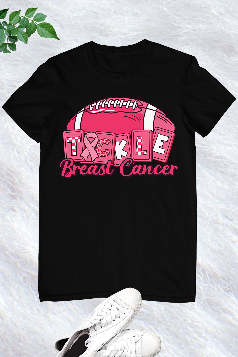 Breast Cancer Tackle T Shirts