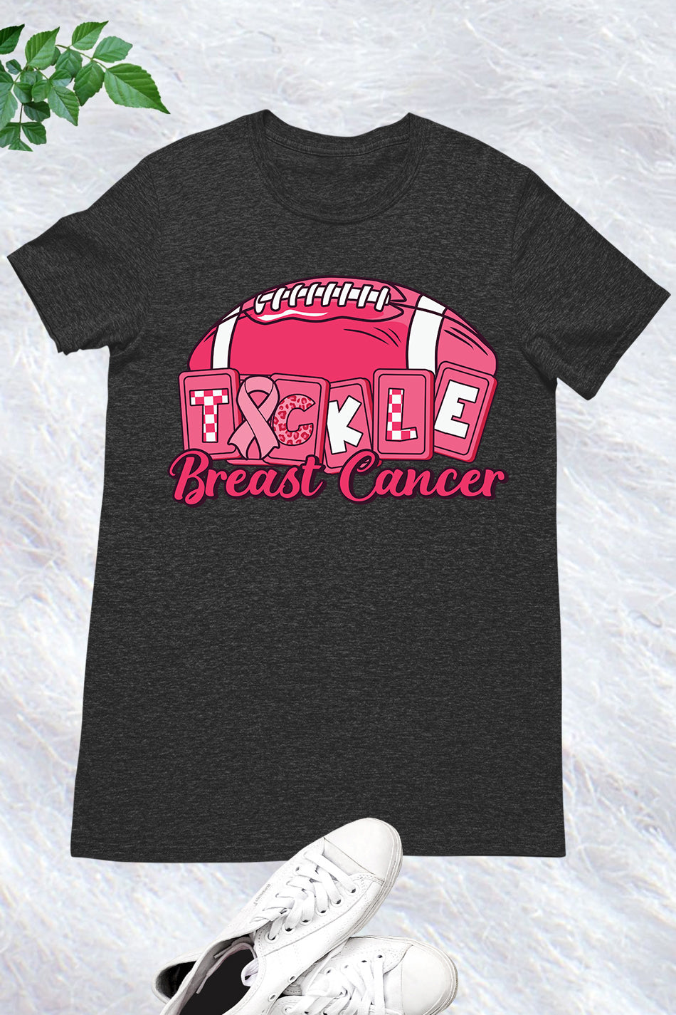 Breast Cancer Tackle T Shirts