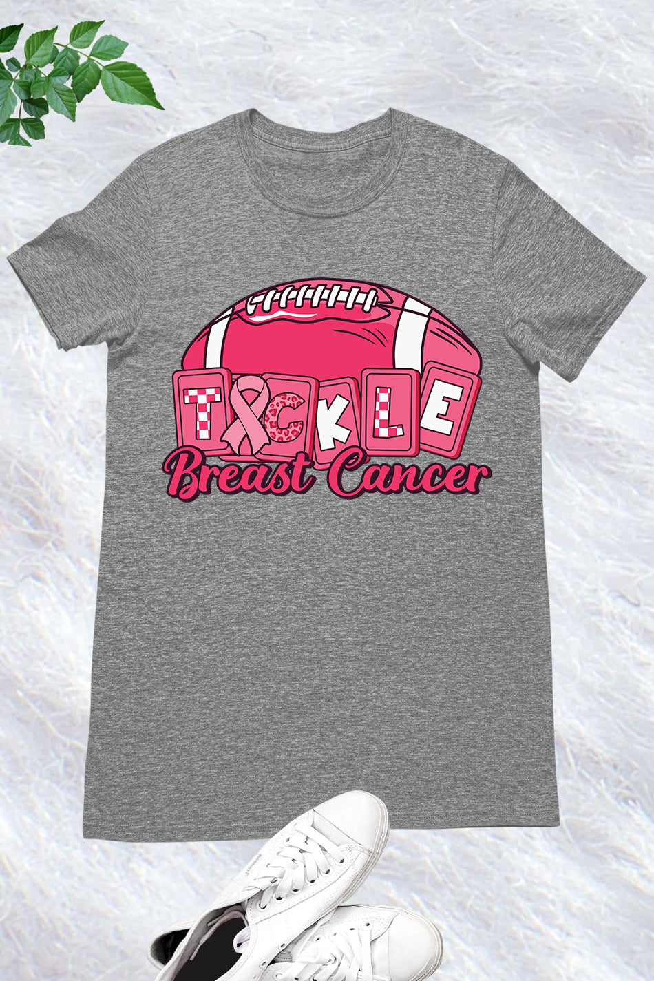 Breast Cancer Tackle T Shirts