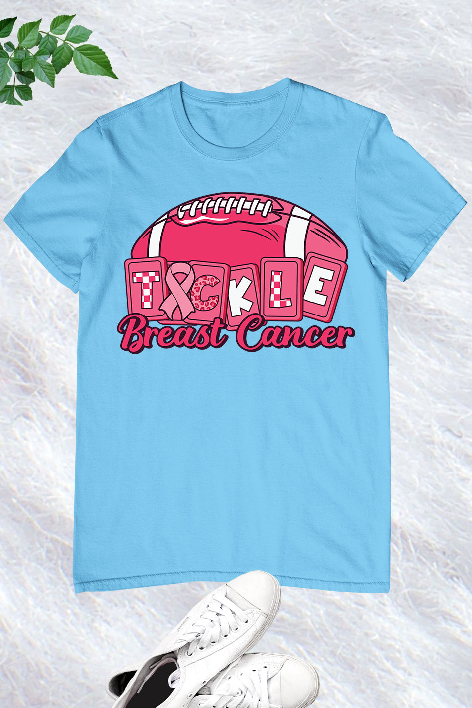 Breast Cancer Tackle T Shirts