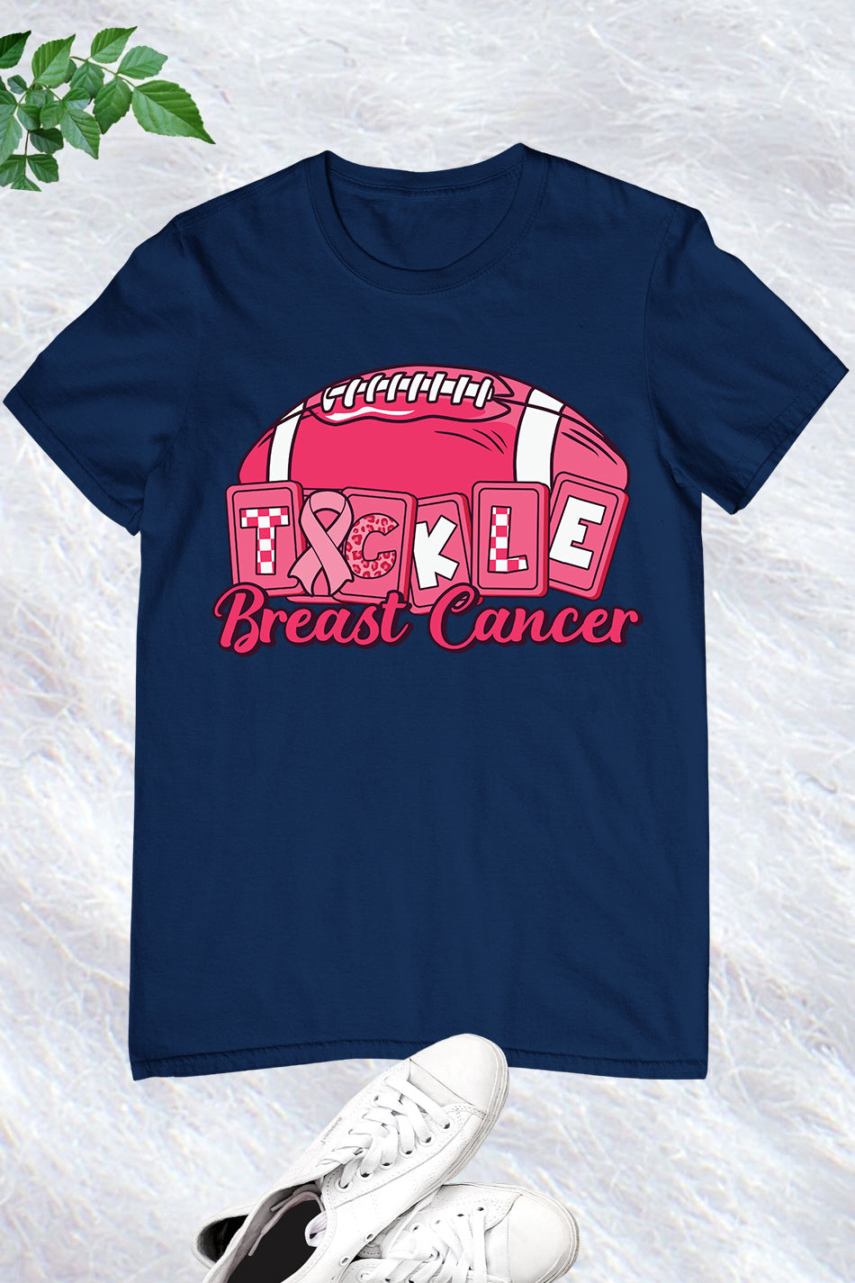 Breast Cancer Tackle T Shirts