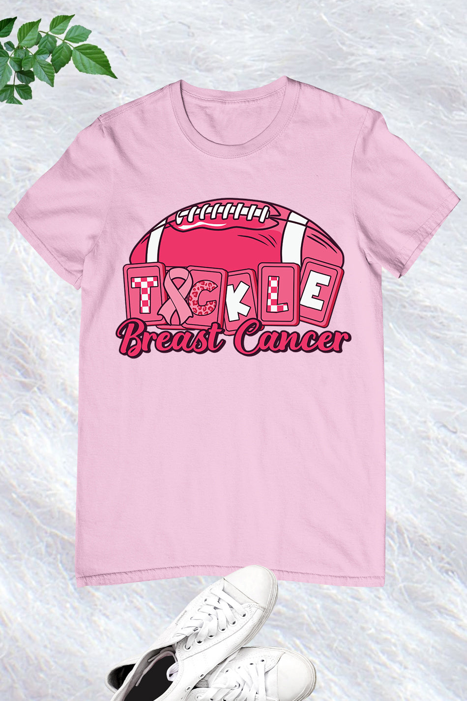 Breast Cancer Tackle T Shirts