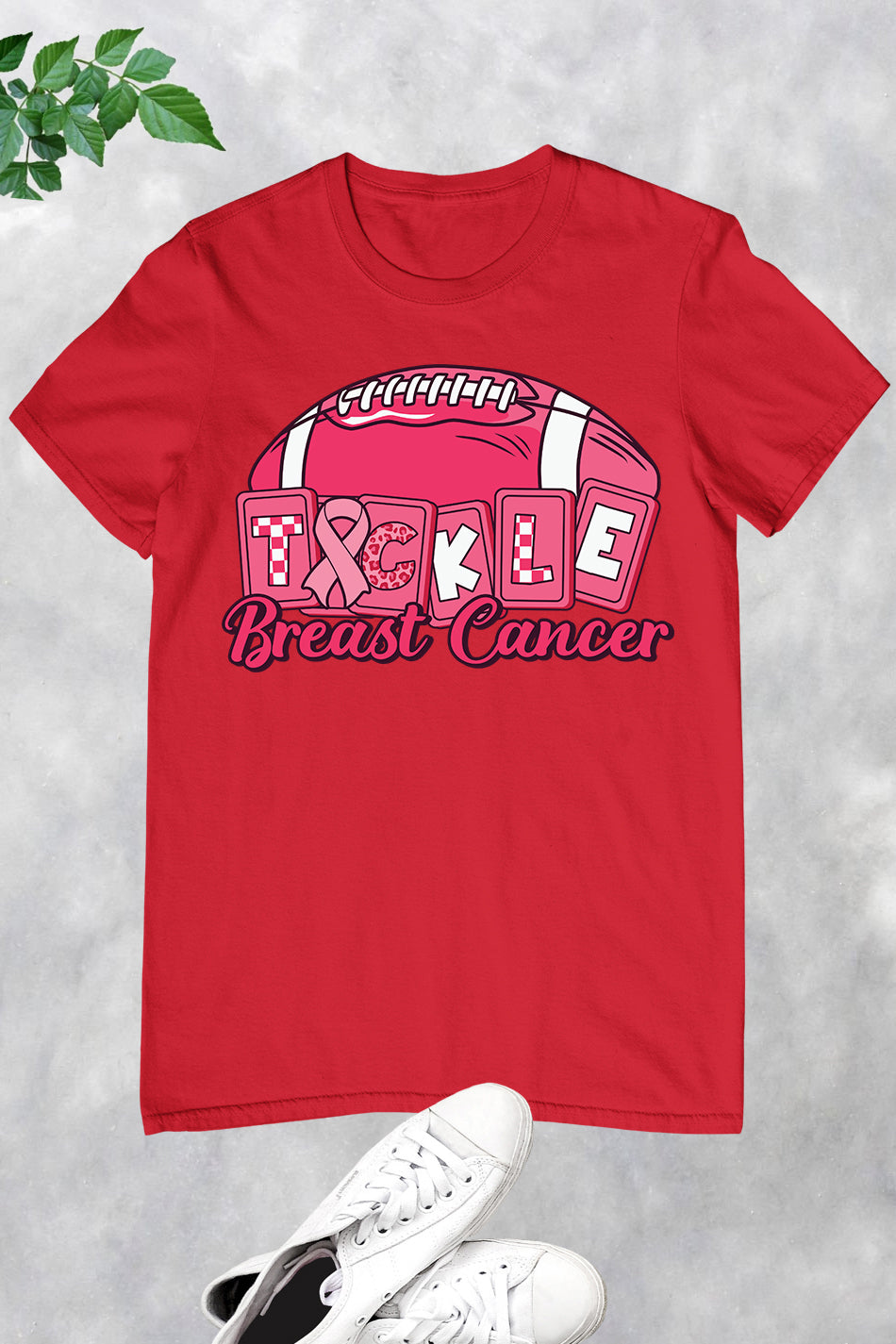 Breast Cancer Tackle T Shirts