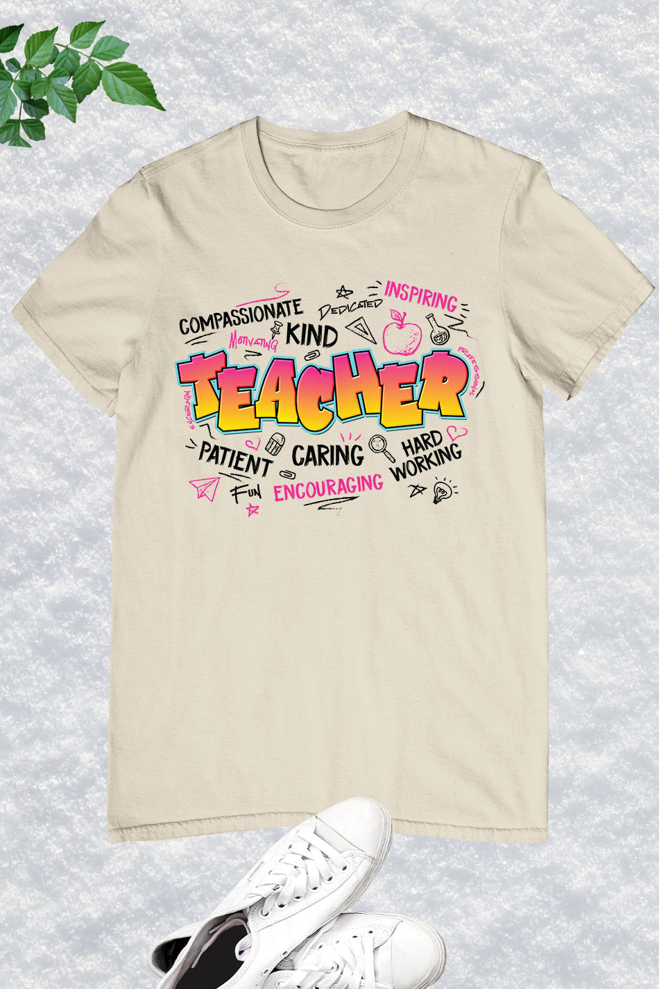 Teacher Graffiti Trendy Shirt