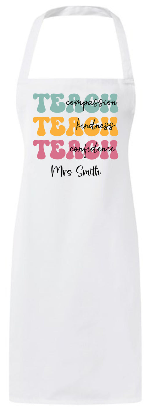 Personalized Teachers Appreciation Custom Teaching Thank You Apron