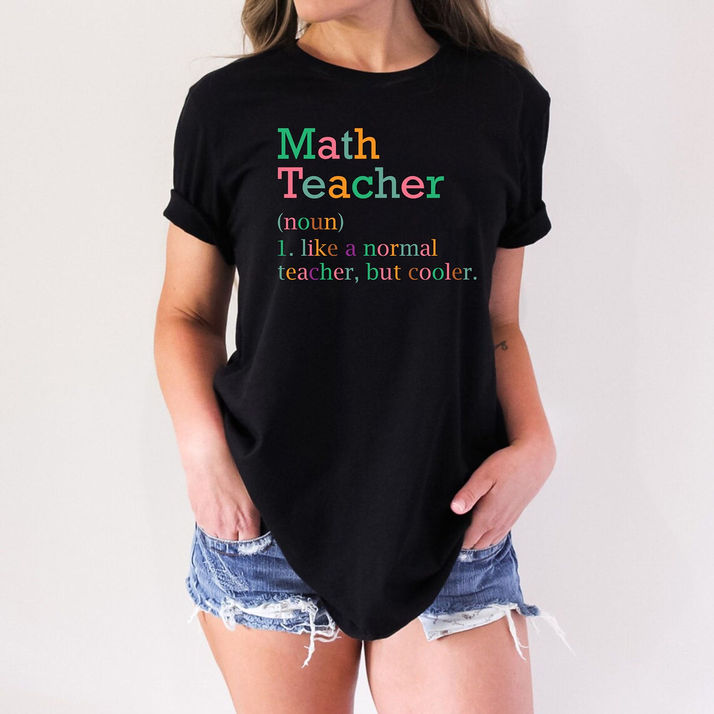 Elementary Math Teacher Mental Health Inspirational Teaching T Shirt