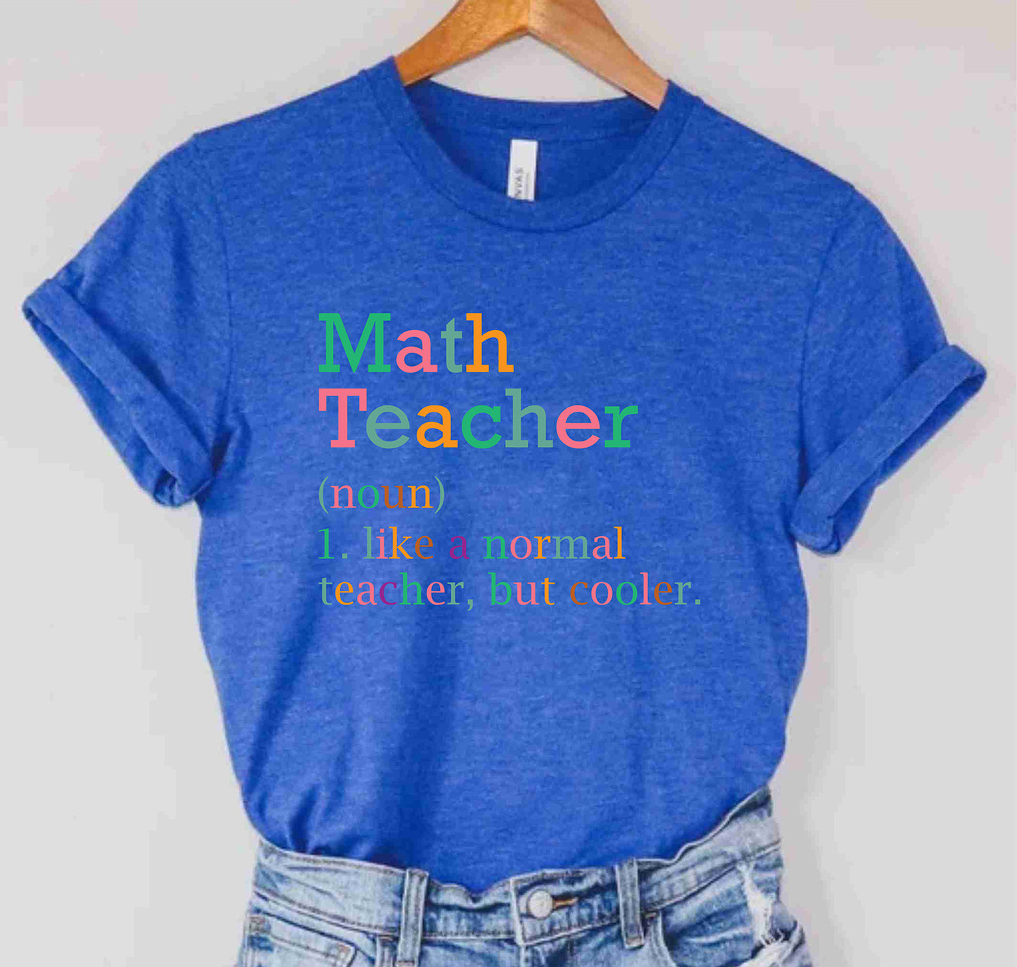 Elementary Math Teacher Mental Health Inspirational Teaching T Shirt