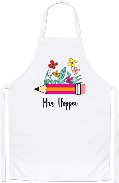 Personalized Funny Books Lover Custom Teacher Appreciation Thank You Gift Apron