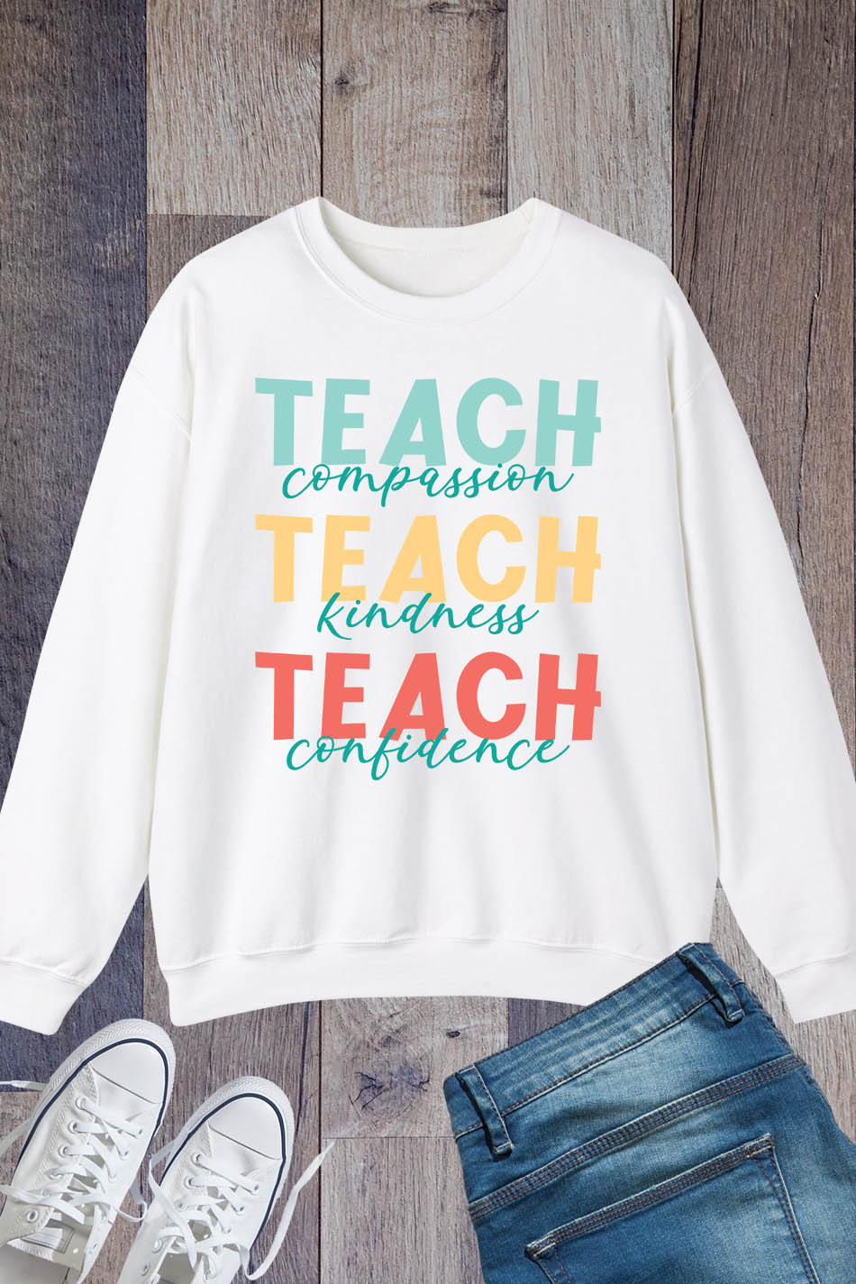 Teach Kindness Teacher Appreciation Sweatshirts