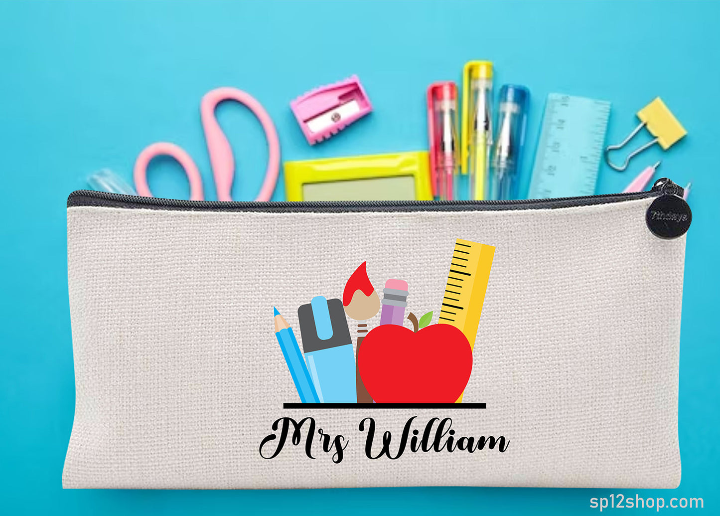 Teacher Appreciation Custom Teaching Thank You Pouch Bag Pencil Case