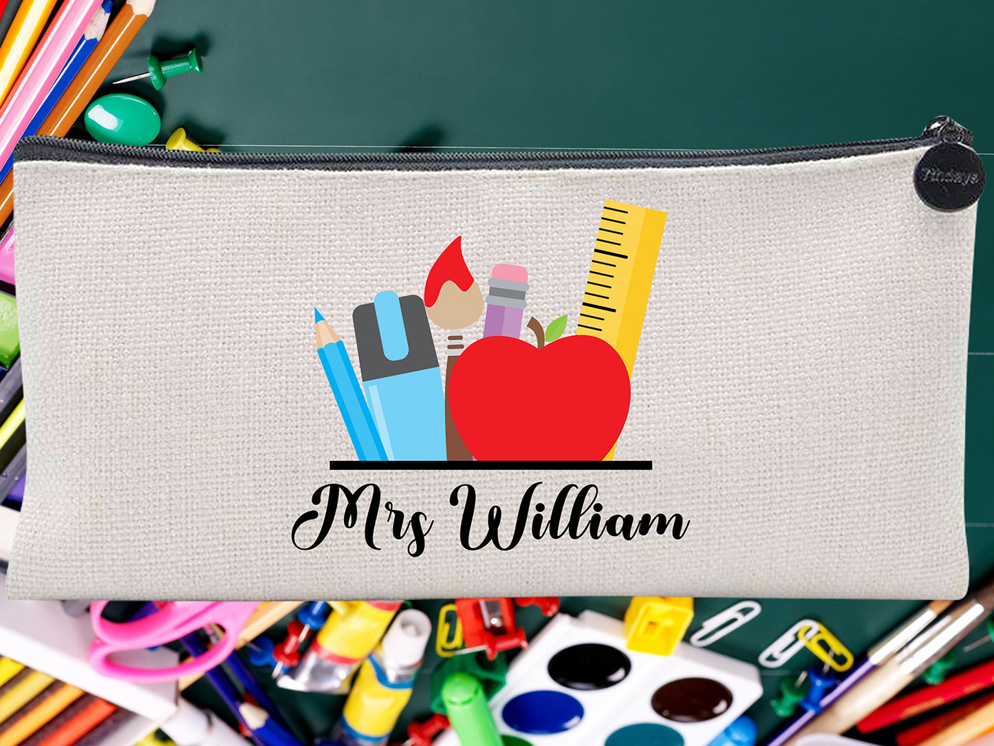 Teacher Appreciation Custom Teaching Thank You Pouch Bag Pencil Case