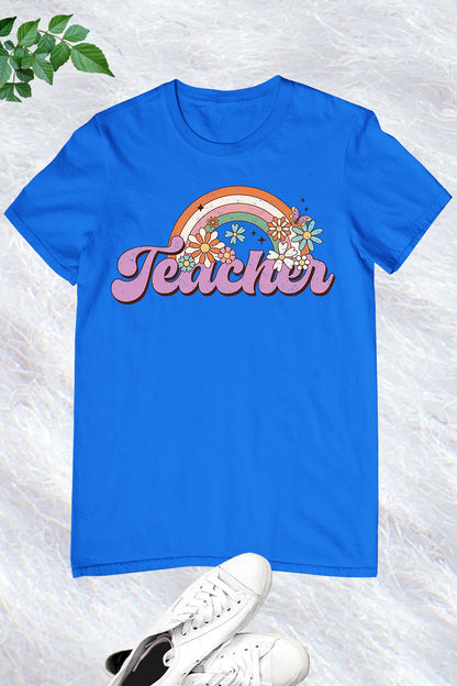 Rainbow Teacher Life Shirt