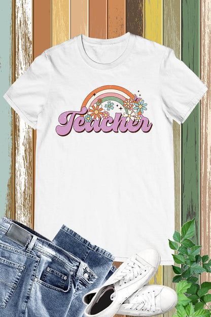 Rainbow Teacher Life Shirt