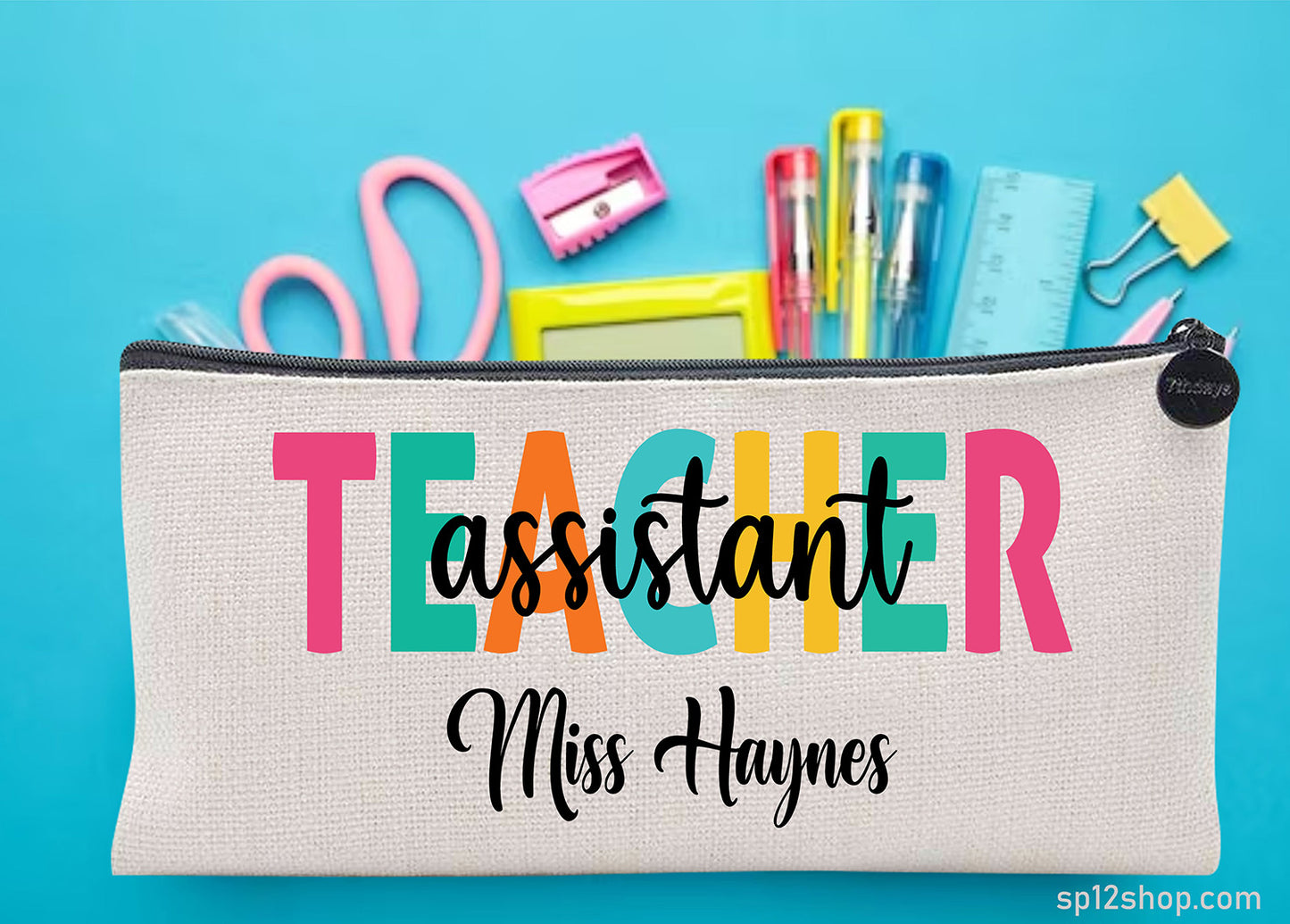 Teachers Appreciation Custom Thank You Gift Pouch Bag Pencil Case