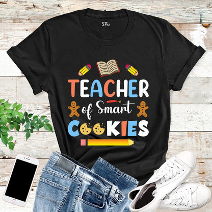 Teacher of Smart Cookies Christmas T Shirt