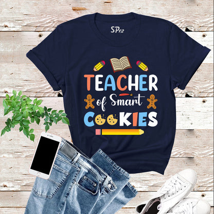 Teacher of Smart Cookies Christmas T Shirt