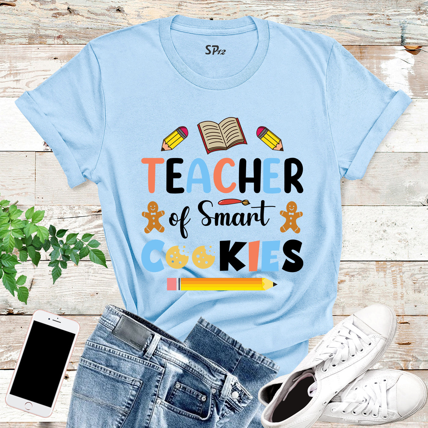 Teacher of Smart Cookies Christmas T Shirt