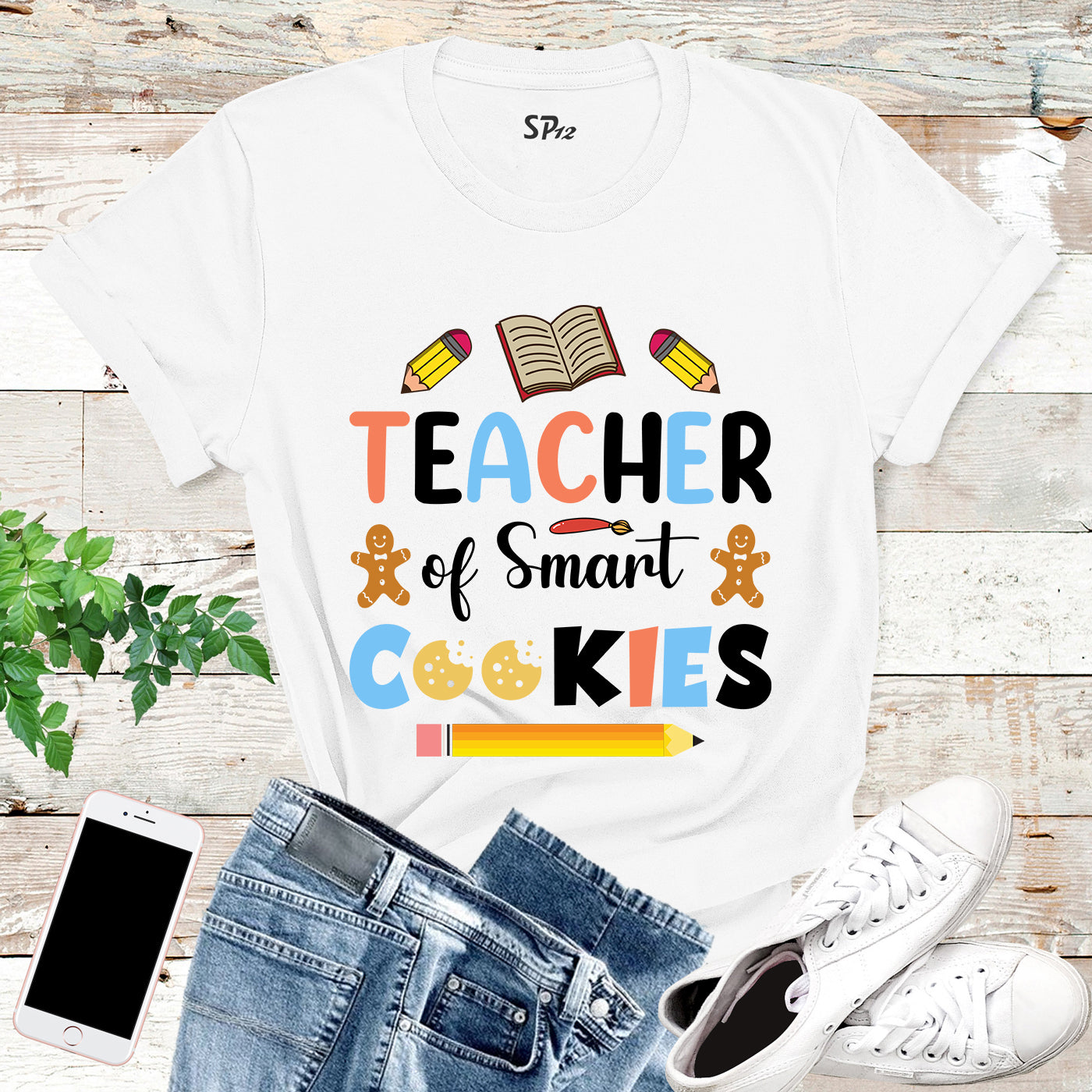 Teacher of Smart Cookies Christmas T Shirt