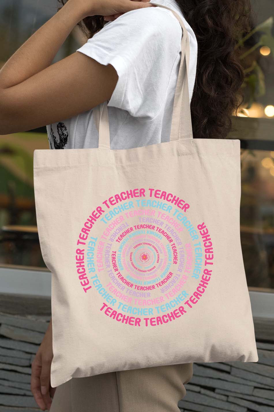 School Teaching Teachers Tote Bag