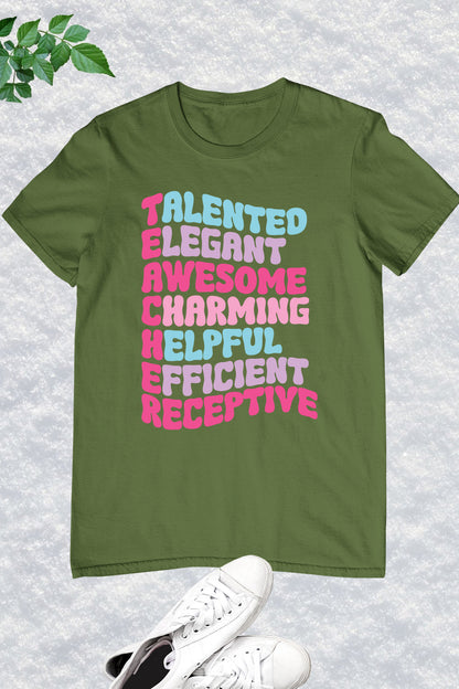 Talented Awesome Teachers Shirt