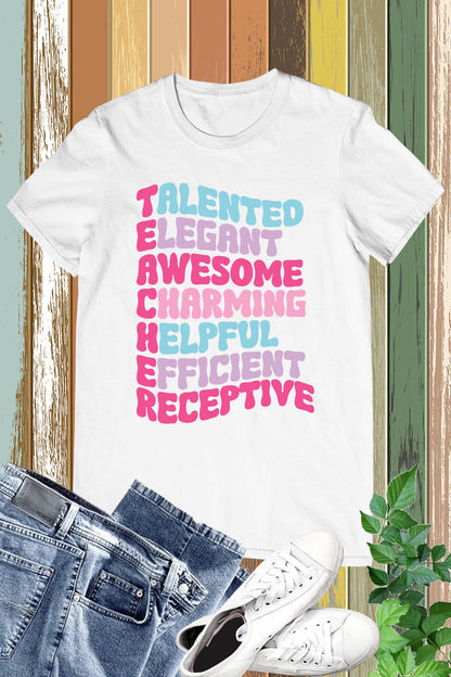 Talented Awesome Teachers Shirt