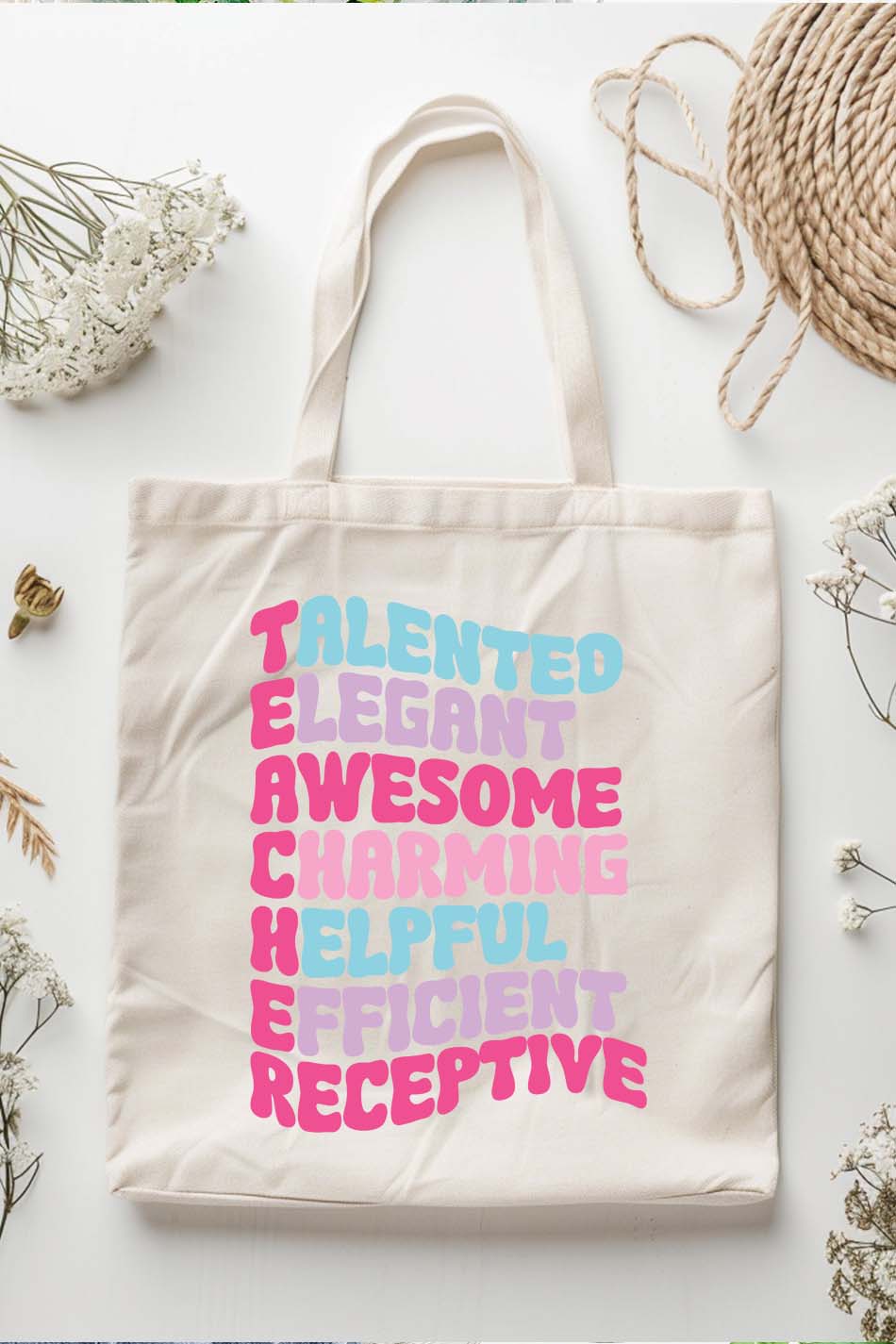 Talented Awesome Teachers Tote Bag