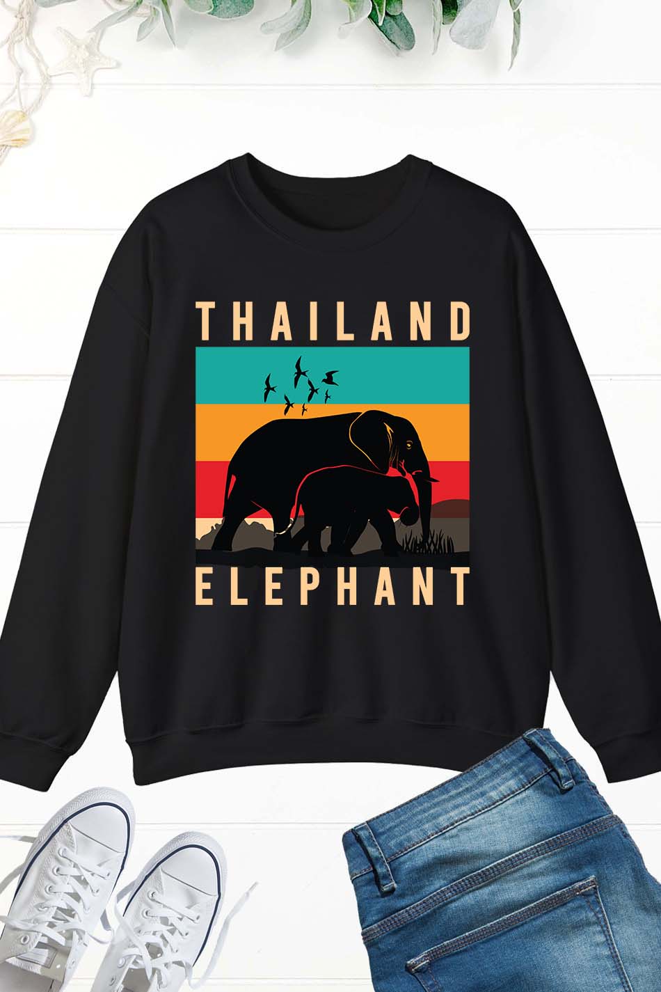 Thailand Elephant Sweatshirt