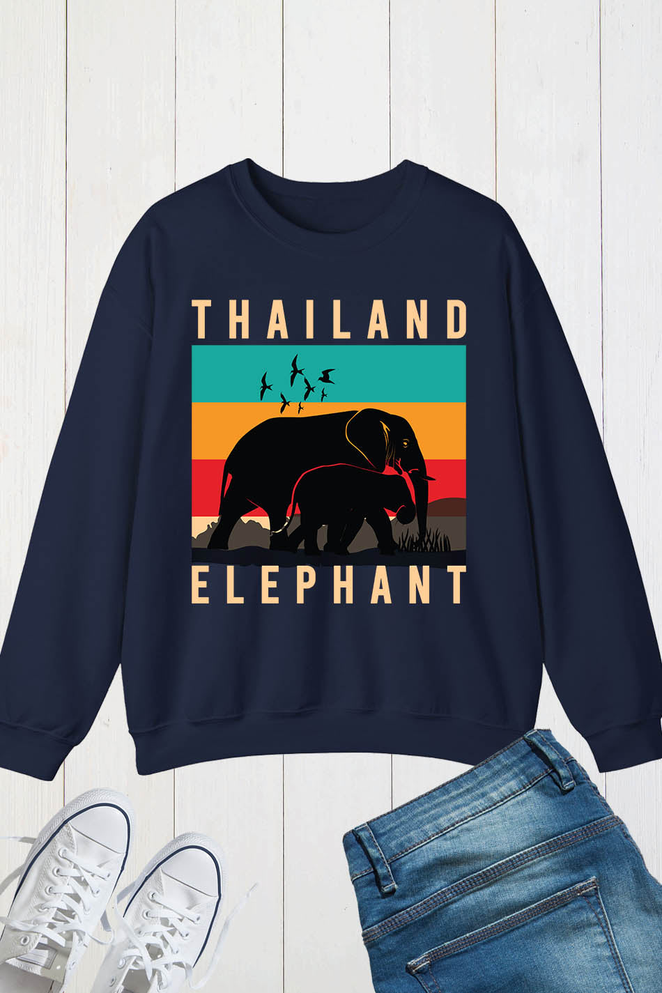 Thailand Elephant Sweatshirt