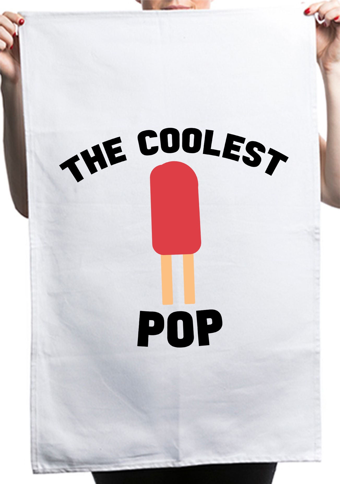 Awesome Coolest Pop Summer Custom Father's Day Kitchen Table Tea Towel