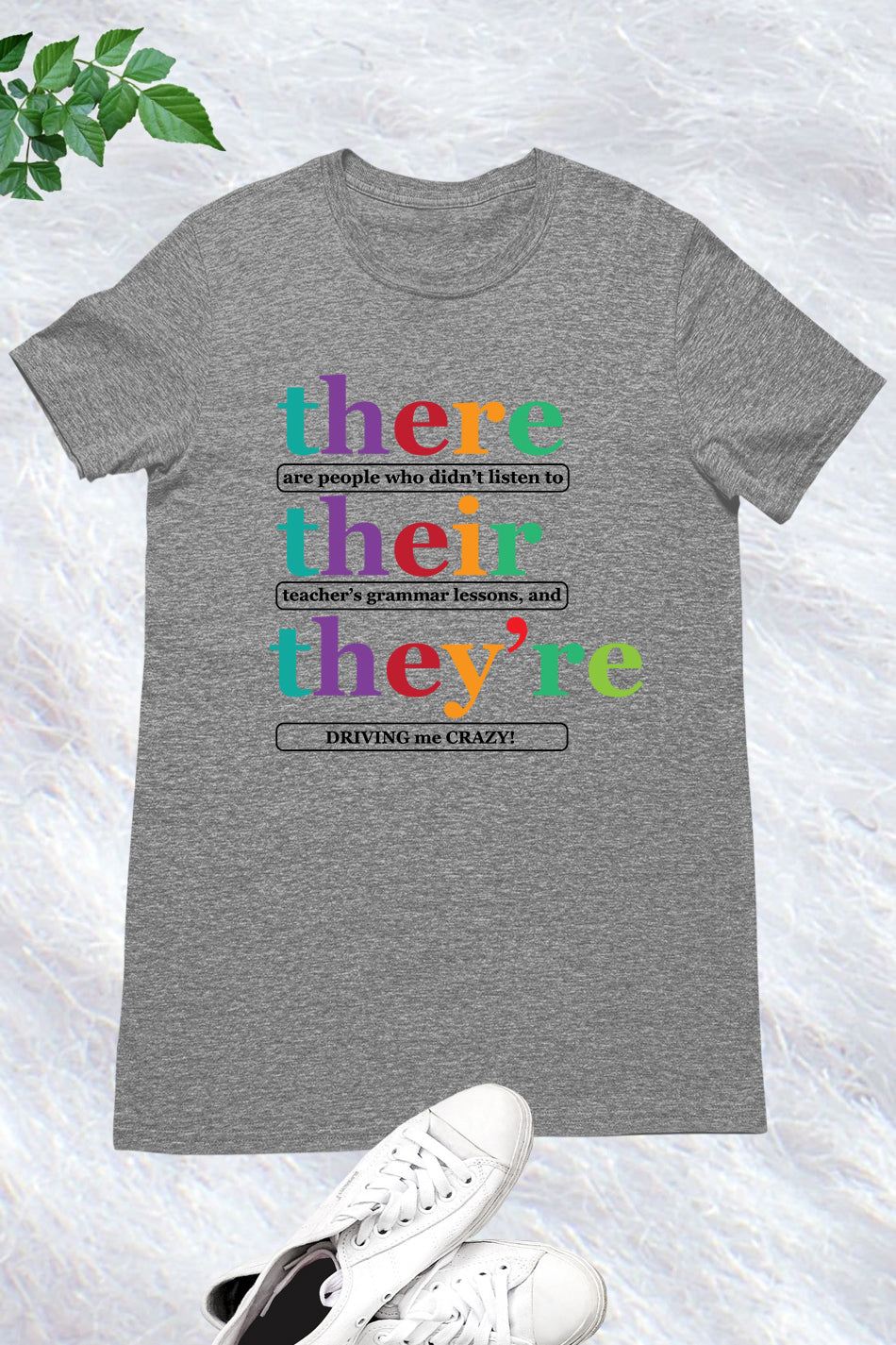 There Their They're English Literary Teacher Shirt