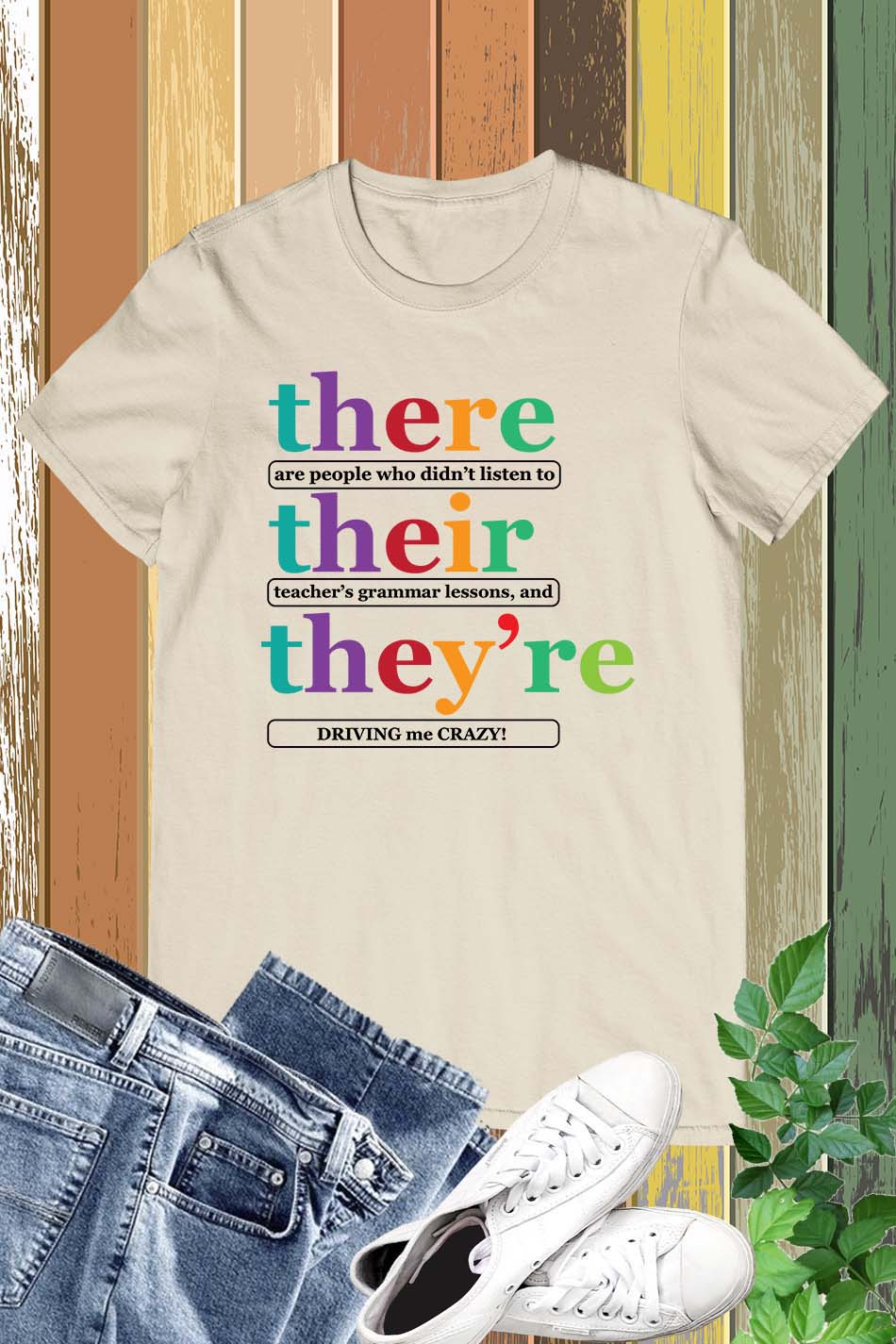 There Their They're English Literary Teacher Shirt