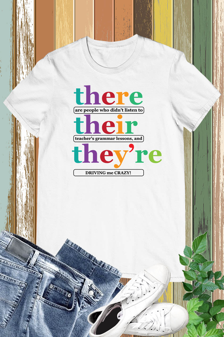 There Their They're English Literary Teacher Shirt