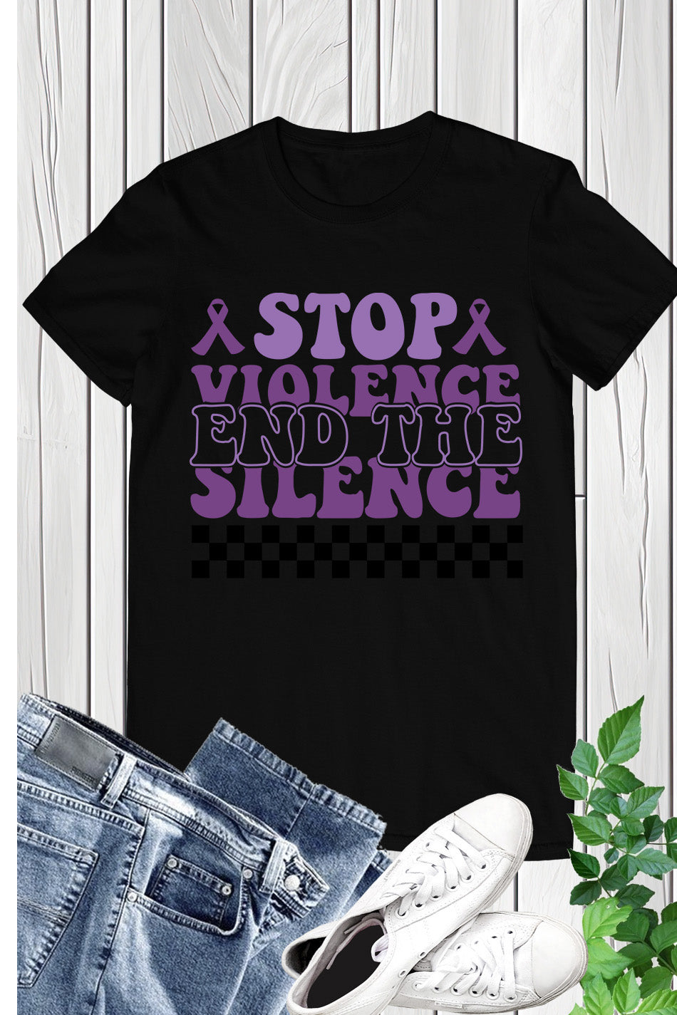 Stop Violence End The Silence Tees