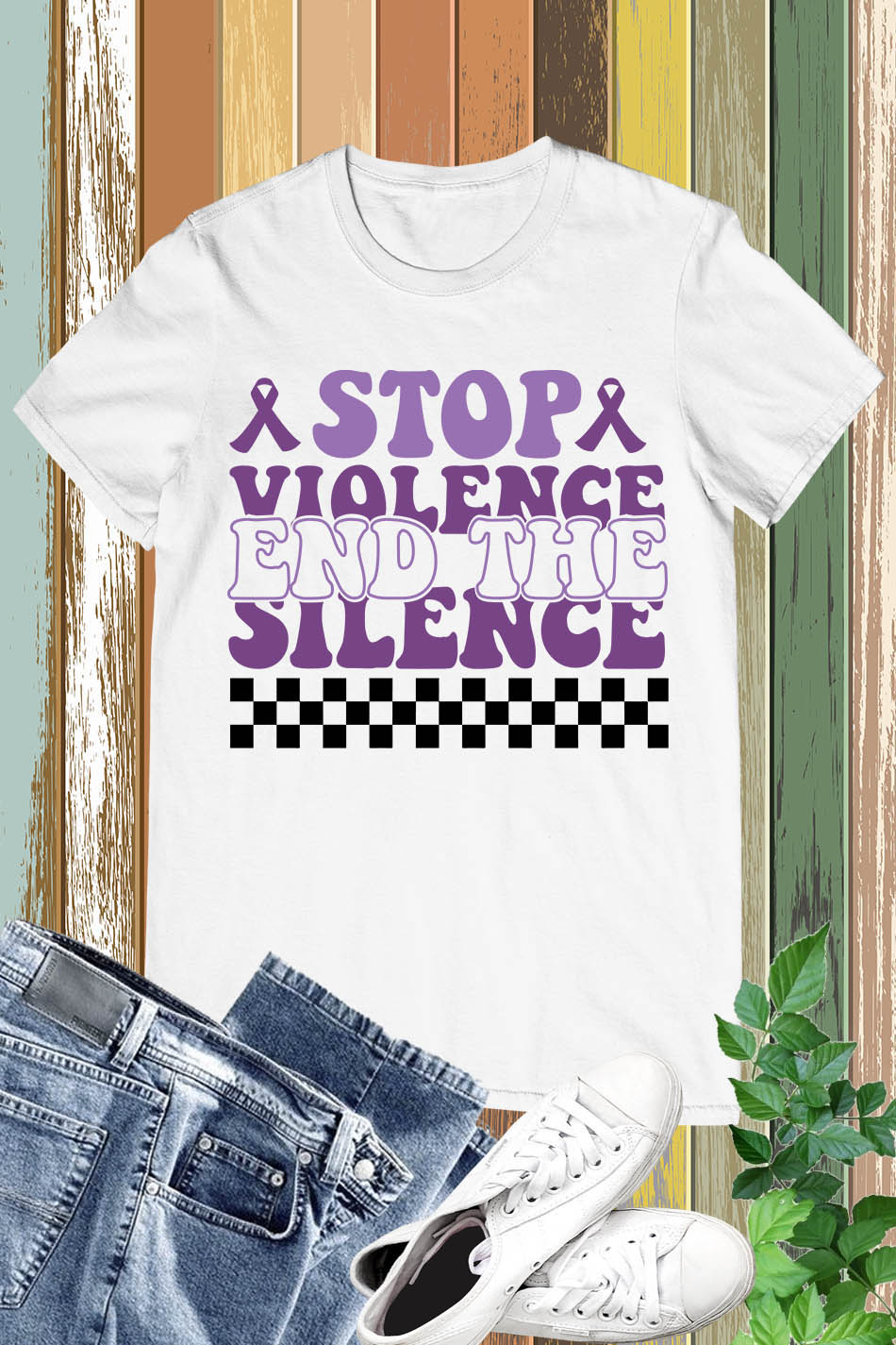 Stop Violence End The Silence Tees