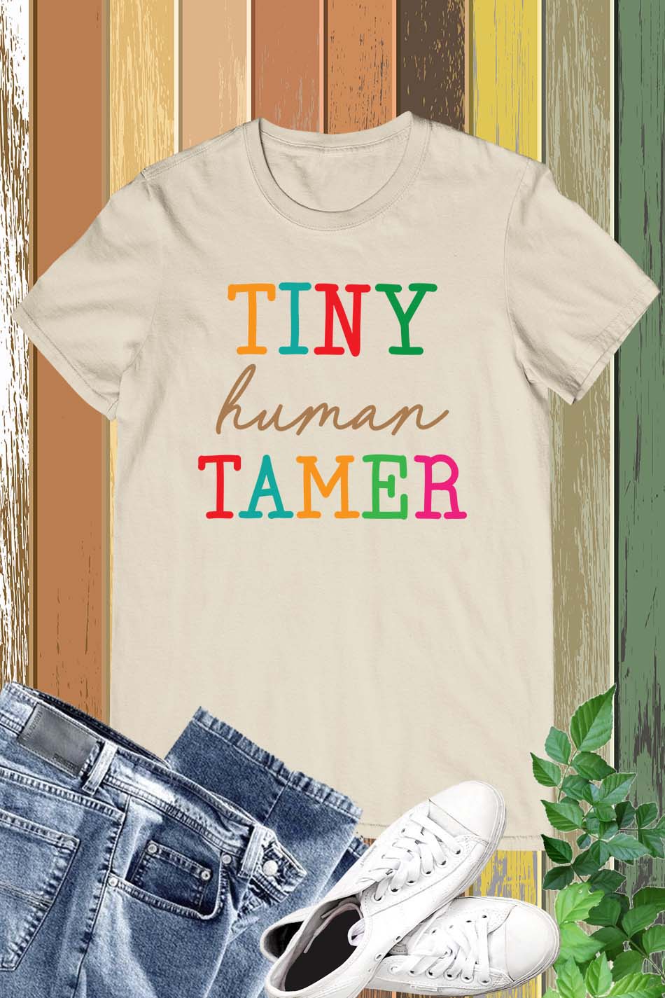 Tiny Human Tamer Teacher Shirt