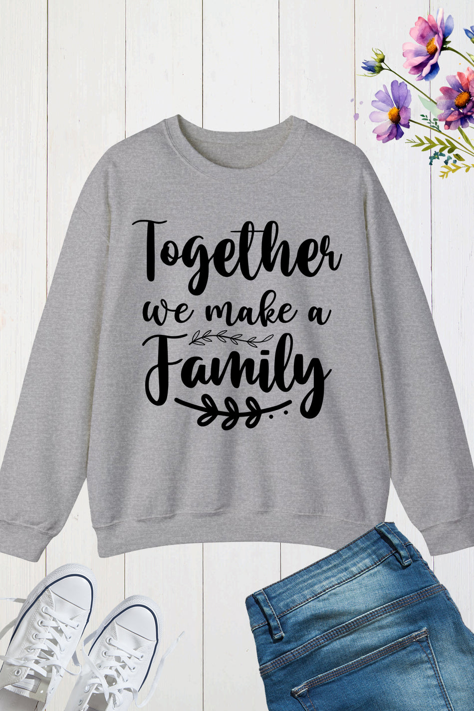 Family Get Together Sweatshirts We Make a Family Jumper Gift