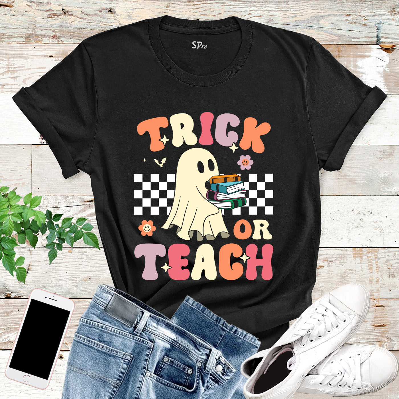 Trick or Teach Halloween Teacher Shirt