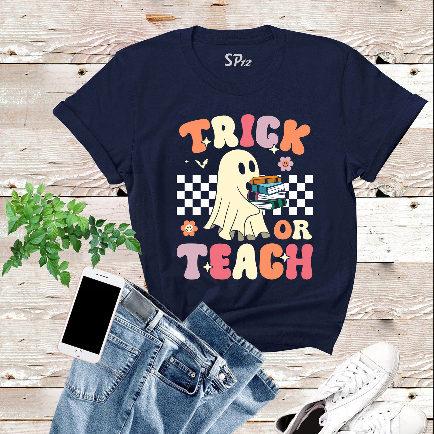 Trick or Teach Halloween Teacher Shirt