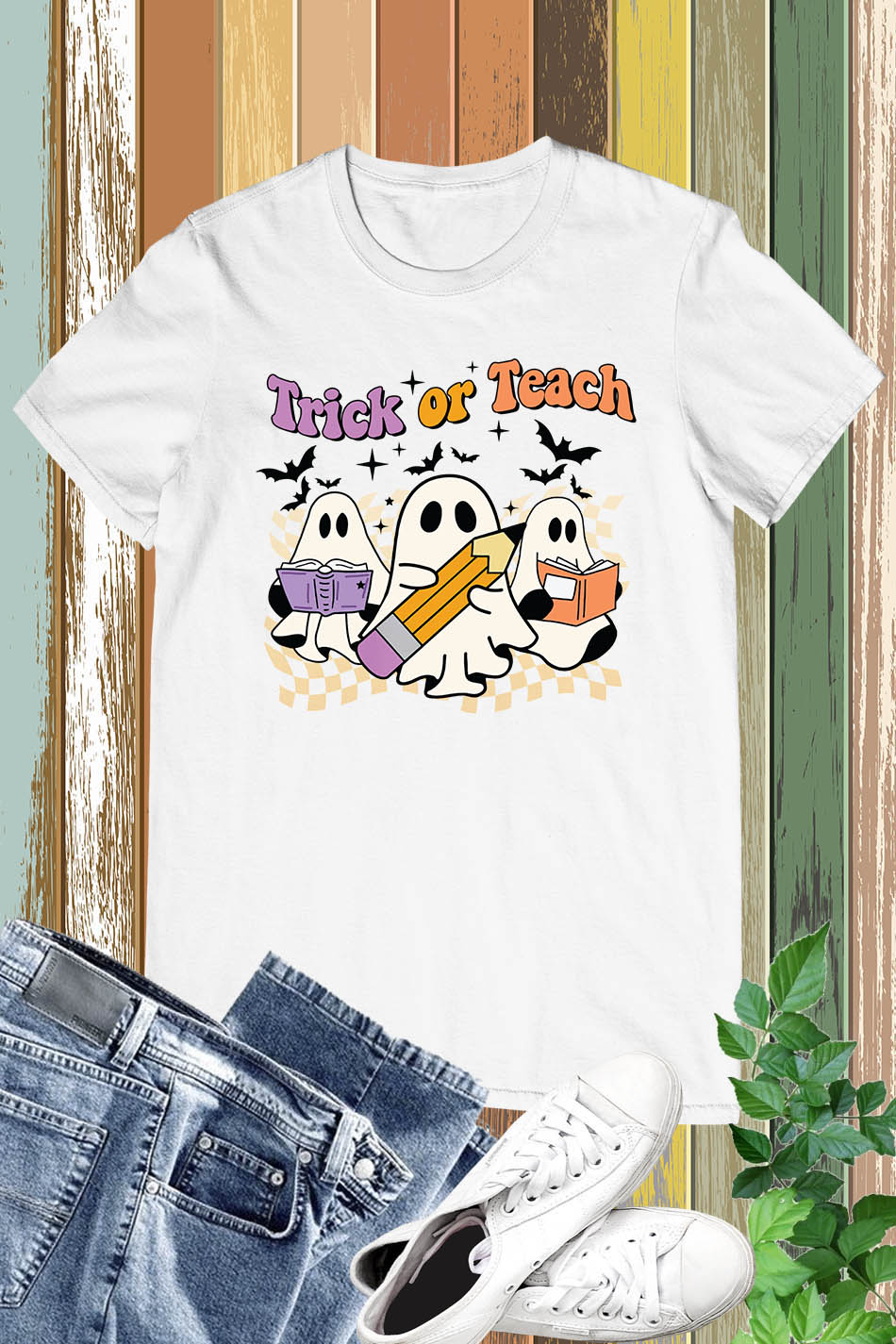 Trick or Teach Halloween Teacher Shirt