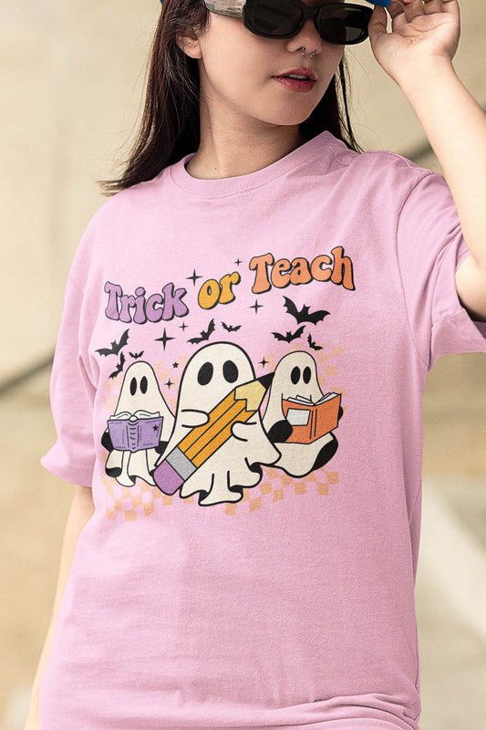 Trick or Teach Halloween Teacher Shirt