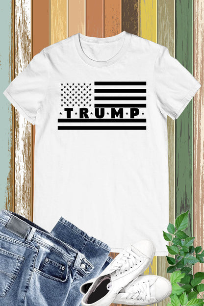 Trump Flag Republican MAGA Political T Shirts