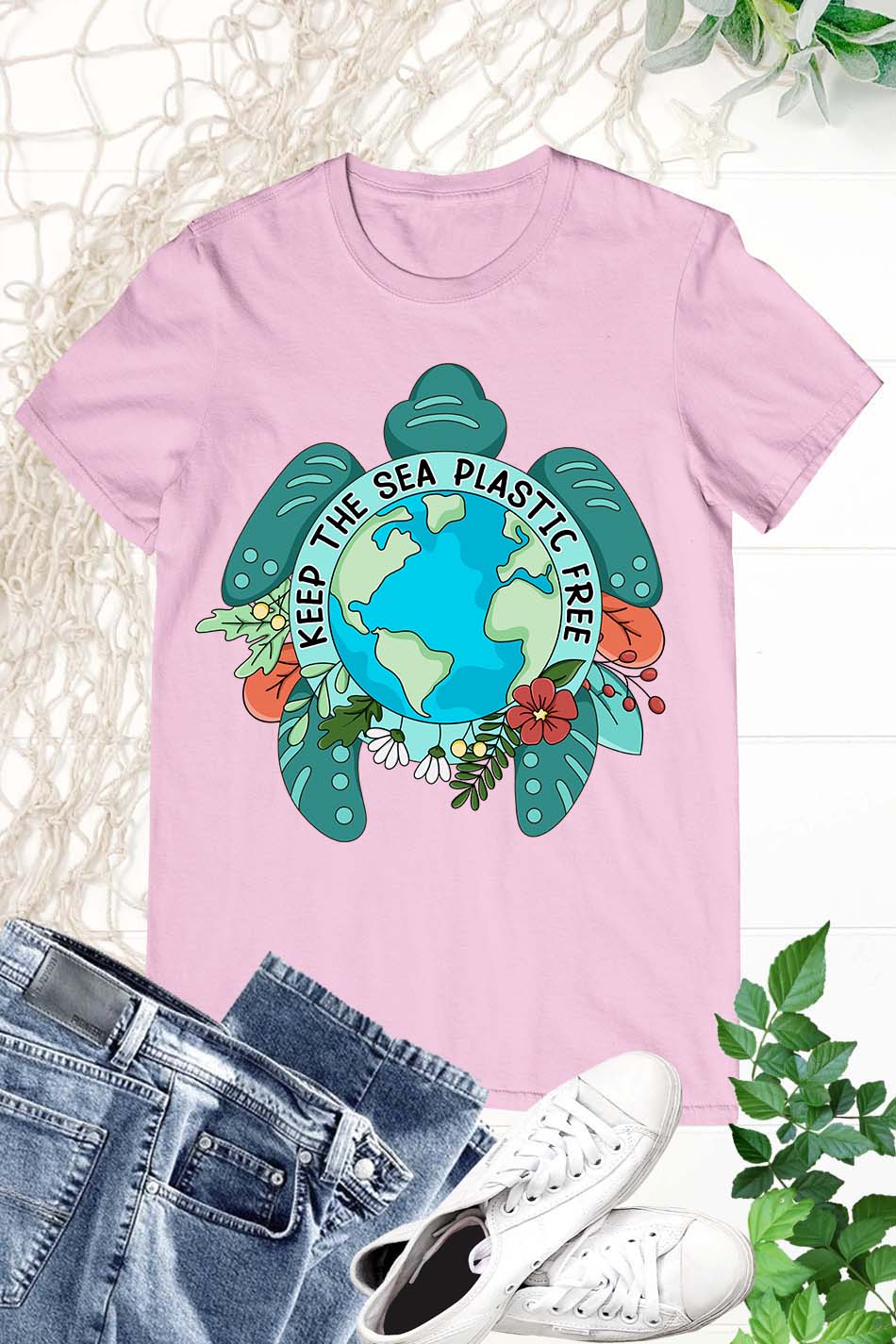 Keep The Sea plastic Free Earth Day Shirt